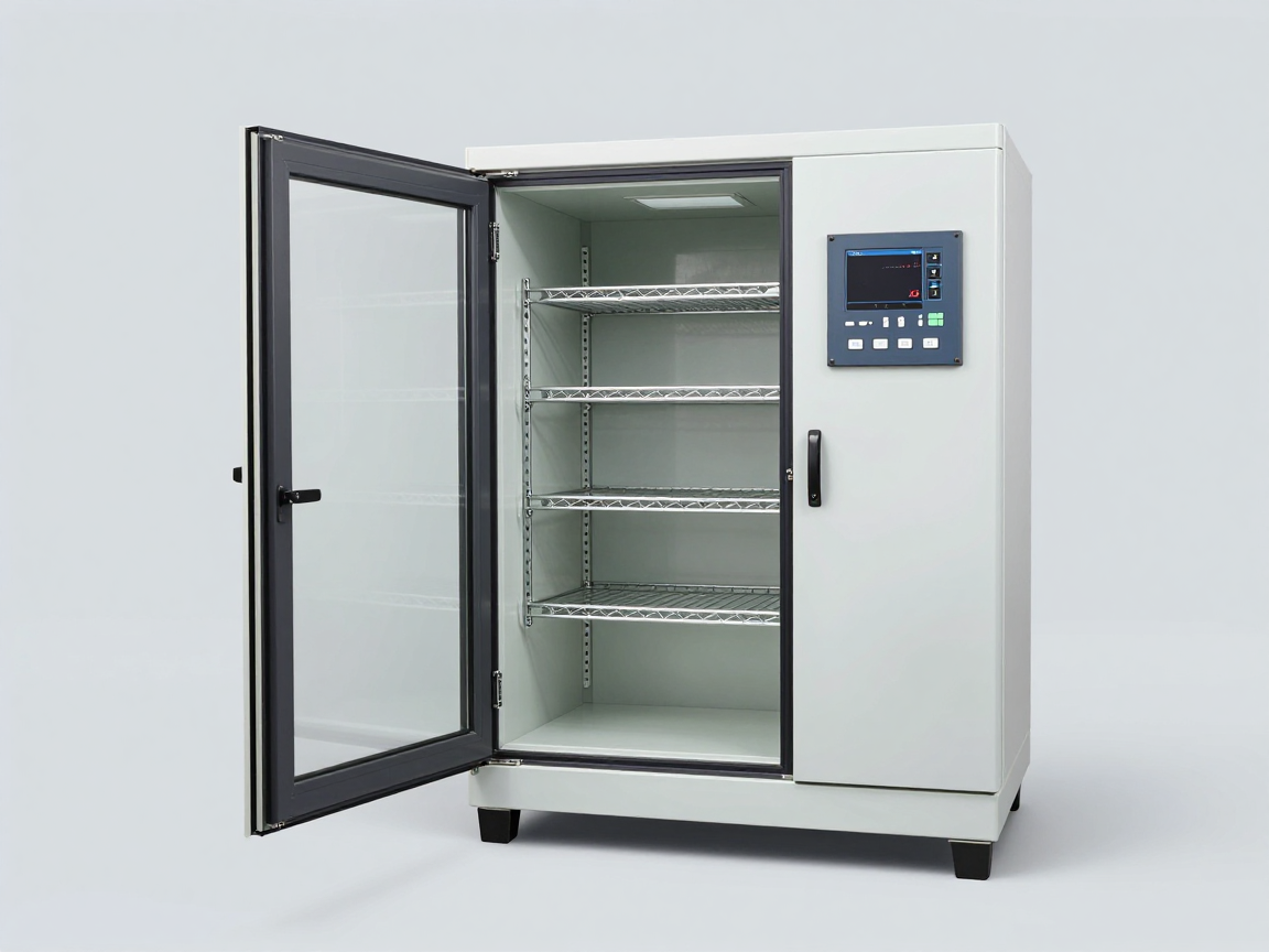 Climate test chamber in an environmental testing laboratory
