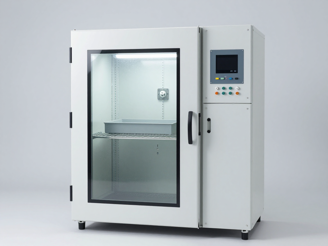 Temperature test chamber with records of test conditions