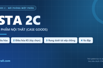 Ảnh bìa ISTA 2C – quy trình thử bao bì cho sản phẩm nội thất (Case Goods)