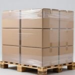 Cover image of the article «What Is ISTA 1E? The Test Procedure for Unitized Loads on Pallets» — illustration of transport packaging testing to the ISTA standard