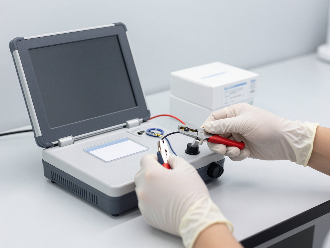 Take equipment samples at the production line for testing