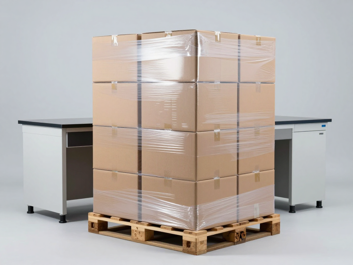 Khối hàng nguyên đơn vị (unitized load) quấn màng co trên pallet — đối tượng của quy trình ISTA 1E